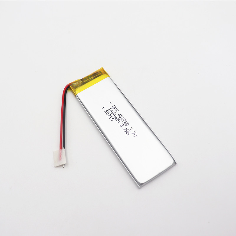 UFX402780 3.7v 1000mAh电子烟充电盒锂电池KC认证-友飞翔技术